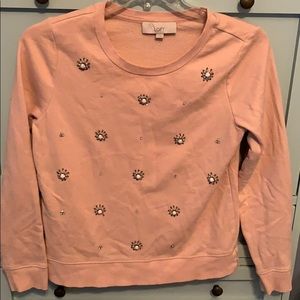 Cute bejeweled sweatshirt!
